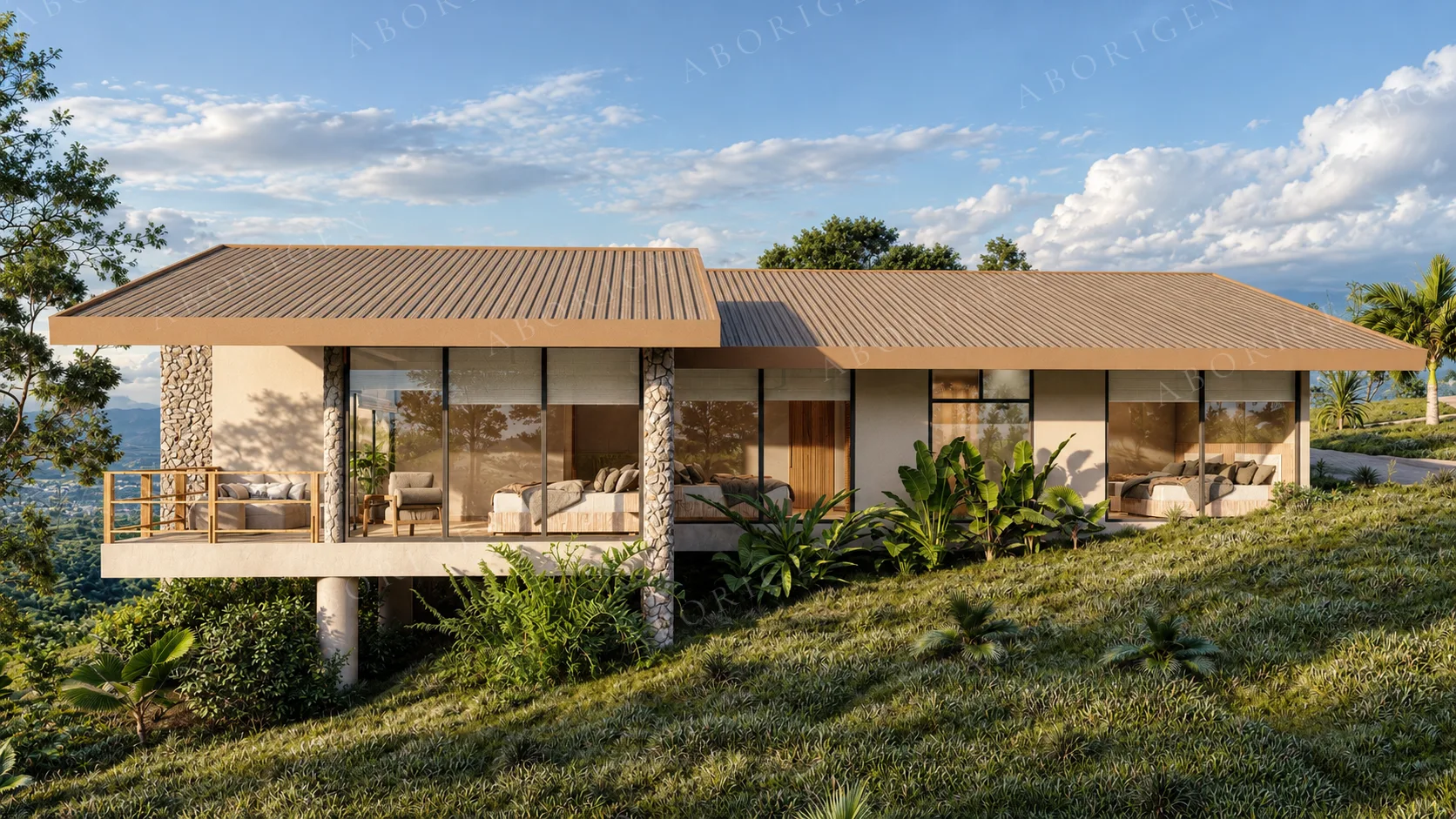 Rise Model Home Large Yiguirro House